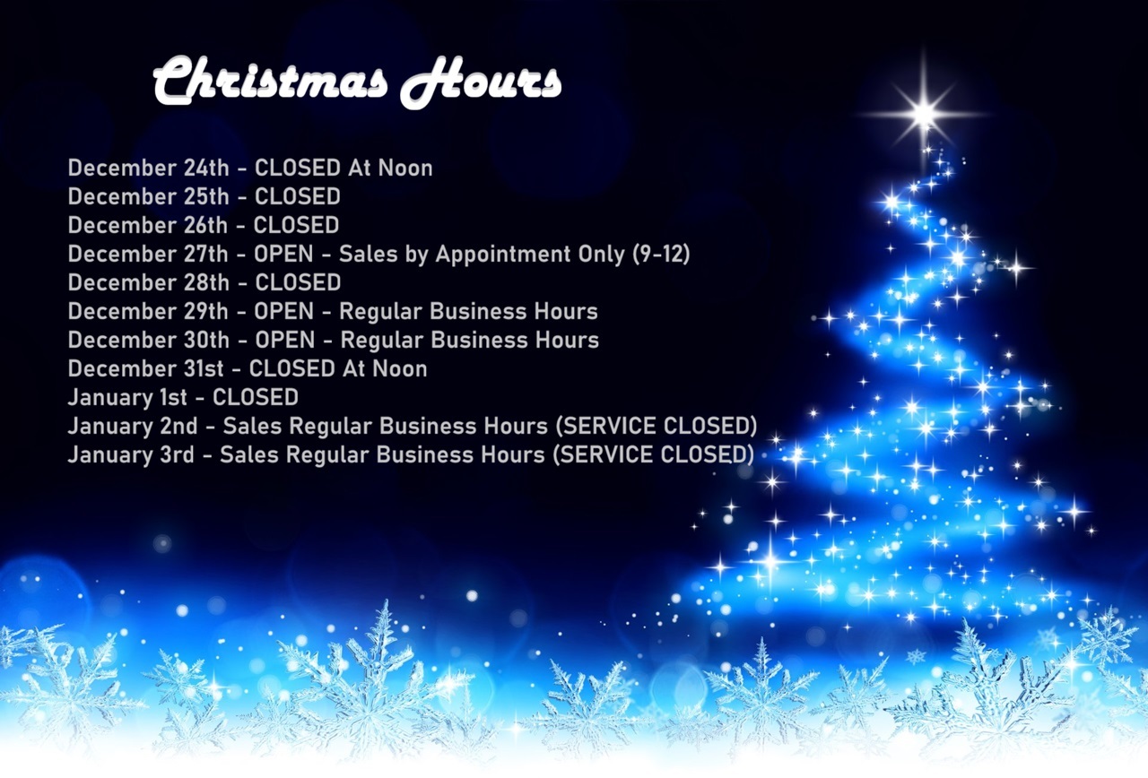 Holiday Hours